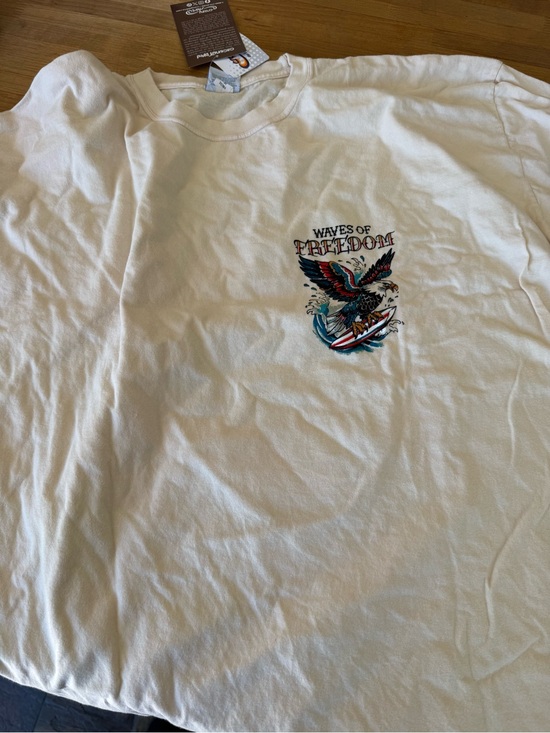 crazy shirts Other - Waves of Freedom White Short Sleeve Tee